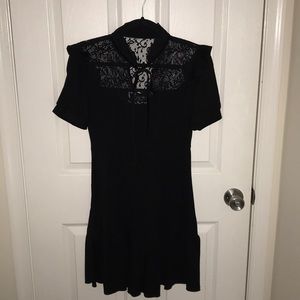 Killstar Raven Never Ruffle Dress